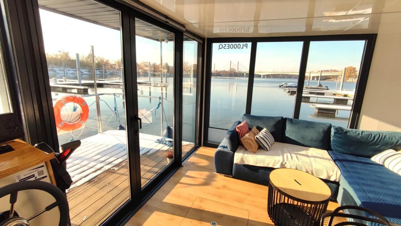 Houseboat Water King Apartament Plywajacy Dom Na Wodzie, 7 Os Wrocław Kültér fotó